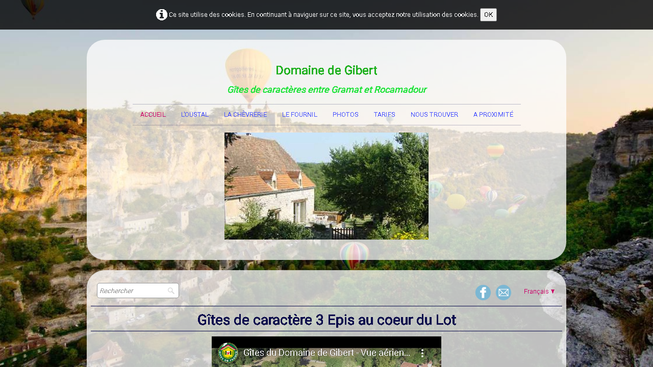 Capture d'écran de http://www.domaine-de-gibert.com/